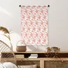 MuchoWow® Wandteppich Wandbehang Blumen - Rosa - Collage - Produktbild-Vorschau 6