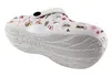 Damen Gartenclogs Clogs Pantoletten Bunte Blumen Produktbild-Vorschau 2