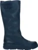 A black leather boot is shown against a white background. Produktbild-Vorschau