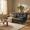 Divano letto a 2 posti in microfibra dal design moderno Anteprima dell’immagine prodotto 2