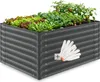 tectake® Vyvýšený záhon, 120x100x62 cm, pozinkovaná ocel, Náhled obrázku produktu 9