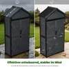 M MCombo Gartenschrank Gartenhaus Holz Metgallgestell Produktbild-Vorschau 4