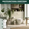 eluno Küchenrollenhalter aus Edelstahl und beige lackiertem Produktbild-Vorschau 5