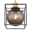 Globo Lighting Hängeleuchte Metall schwarz matt, 1x E27 LED Produktbild-Vorschau 5