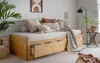 Ausziehbett 80/160x200cm "Jasmin" Kiefer massiv Produktbild-Vorschau 2