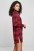Urban Classics Ladies - Koszula flanelowa w kratę czerwona Podgląd zdjęcia produktu 19