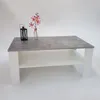 Möbel SD Couchtisch Bea Betonoptik -Weiß 100 x 54 x 43,5 cm Produktbild-Vorschau 3