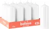 Bolsius 12er Set glatte StumpenKerzen, 15cm, weiß Produktbild-Vorschau 1