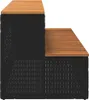 vidaXL Whirlpooltreppe, Schwarz, 100x50x50,5 cm, Poly Produktbild-Vorschau 4