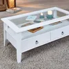 Inter Link Couchtisch Provence 2 Schubladen Glas Kiefer Produktbild-Vorschau 14