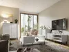 Hohe Kommode 1 MIA 100 cm mit geriffelte Fronte mit Produktbild-Vorschau 2