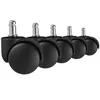 AMSTYLE Teppichbodenrollen Schwarz 5er Set Rollen für Produktbild-Vorschau 8