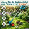Tagliabordi decespugliatore a batteria con 2 batterie e 4 Anteprima dell’immagine prodotto 5