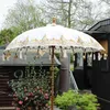Bali Sonnenschirm Balinesischer Garten Schirm Baumwolle Produktbild-Vorschau 4