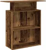 A rustic-looking reception desk with shelves. Anteprima dell’immagine prodotto
