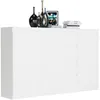 Komoda 160 cm zásuvky dveře skříňka FRAMIRE R-160-S4 bílá Náhled obrázku produktu 3