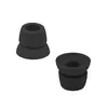 Two black silicone earbud tips are shown against a white background. Produktbild-Vorschau