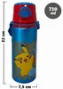 Aluminium-Trinkflasche mit Strohhalm Pikachu Pokémon 730 Produktbild-Vorschau 2