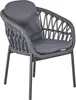 LC Garden Bari Armlehnstuhl Aluminium/Rope Dunkelgrau inkl. Produktbild-Vorschau 1