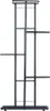A black metal plant stand with multiple shelves. Náhled obrázku produktu