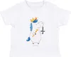 Mr. & Mrs. Panda Babyshirt Einhorn König mit Schwert 0. - Produktbild-Vorschau 1
