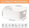 Aufbewahrungsbox Set, 8 Stück, 30 cm, Kunststoff Organizer Produktbild-Vorschau 2
