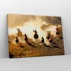 Bild auf Leinwand - Leinwandbild - Cowboys Pferde Galopp - Produktbild-Vorschau 4
