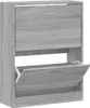 vidaXL Szafka na buty Szara Sonoma 63x24x81 cm Materiał Podgląd zdjęcia produktu 1