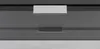 A close-up view of a dark gray cabinet with a silver handle. Anteprima dell’immagine prodotto