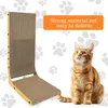 Kratzbrett Katzen, L Förmige Kratzpappe für Katzen, Karton Produktbild-Vorschau 9