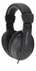 A studio shot of black headphones against a white background. Náhled obrázku produktu