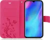 Handytasche für Huawei P30 Blumen Flip Cover Buchhülle mit Produktbild-Vorschau 3