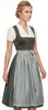 Dirndl Petershausen 70cm Länge jadegrün 40 Produktbild-Vorschau 7
