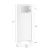 SoBuy BZR161-W Armoire à linge avec sac à linge dépliant Voir les images du produit 3
