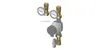 Meibes Pumpen-Absperrset C+R 1" M61127.1 Produktbild-Vorschau 1