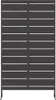 vidaXL Paravento nero 100 x 50 x 180 cm acciaio Anteprima dell’immagine prodotto 4