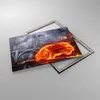 Bild auf Leinwand - Leinwandbild - Auto Flammen Räder - Produktbild-Vorschau 2