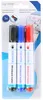 3x WHITEBOARD-MARKER Blau Rot Schwarz abwischbar Produktbild-Vorschau 2
