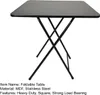 Klappbarer Esstisch Quadratisch Massiv MDF 4 Personen Home Produktbild-Vorschau 9