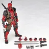 A Deadpool action figure with accessories laid out on a white background. Podgląd zdjęcia produktu