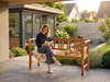 30% RABATT 3-Sitzer Gartenbank aus Akazienholz - Rose Produktbild-Vorschau 16