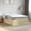 vidaXL Bettgestell Sonoma-Eiche 140x200 cm Holzwerkstoff Produktbild-Vorschau 2