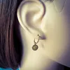 Vergoldete Creolen Ohrringe 925 Sterling Silber mit Produktbild-Vorschau 2