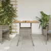 vidaXL Tavolo da giardino con piano in legno di acacia Anteprima dell’immagine prodotto 3
