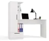 Schreibtisch + Bücherregal Set COSMO WHITE Produktbild-Vorschau 4