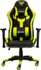 A gaming chair is shown from the front against a white background. Produktbild-Vorschau