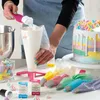 Szpatułki cukiernicze 2szt różowe 14,5 cm i 12,5 cm - Podgląd zdjęcia produktu 2