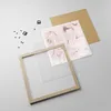 Gerahmtes Poster - Rahmen in heller Eiche - Rosa Marmor Produktbild-Vorschau 4