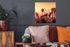 MuchoWow® Poster Palme - Skyline - Sonnenuntergang - Produktbild-Vorschau 2