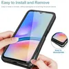 Hands installing a phone case onto a smartphone. Produktbild-Vorschau